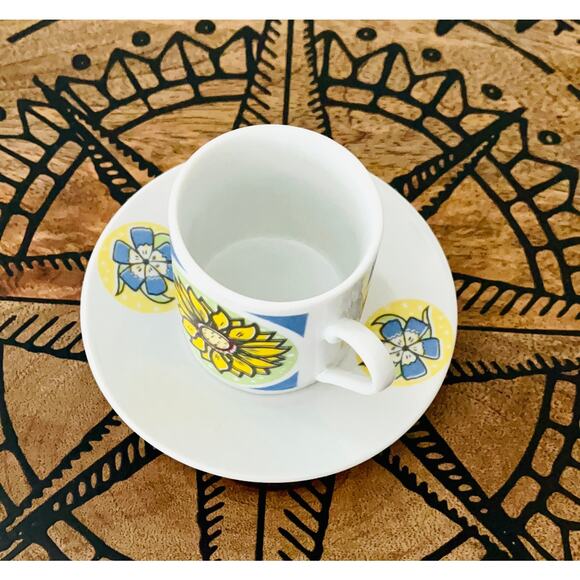 The Three Snails Ceramic Cup/Mug & Saucer Espresso Demitasse - Picture 4 of 9